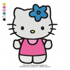 Hello Kitty 08 Embroidery Designs